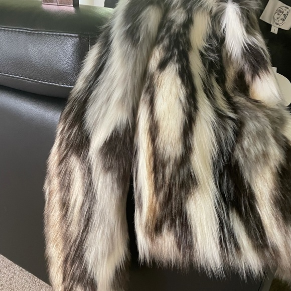 MAREI 1998 FAUX FUR JACKET ..SAFARI ..size S - Picture 5 of 5